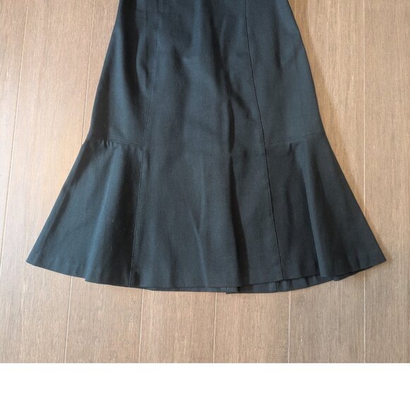 Banana Republic, Fit & Flair Dress, V Neck Sleeveless, Hunter Green, Sz 2 - Picture 6 of 12